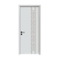 GO-H1020 Red Oak Solid Wooden Door White Color Modern Door White Color Modern Door